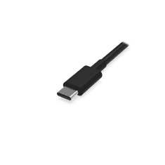 Krux KRX0054 USB-A apa - USB-C apa 2.0 Adat és töltőkábel - Fekete (1.2m) (KRX0054)