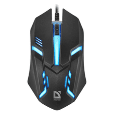 Defender Cyber MB-560L USB Gaming Egér - Fekete (52560)