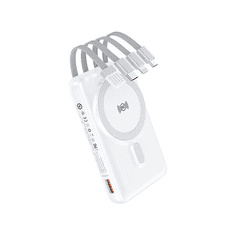 Wekome WP12 MagSafe Power Bank 10000mAh - Fehér (WK-WP-12_WHITE)