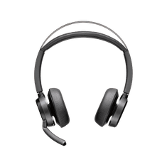 HP Poly Voyager Focus 2 USB-C (Töltőállvánnyal) Wireless/Vezetékes Headset - Fekete (77Y89AA)