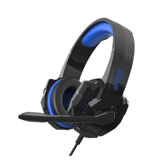 Ventaris H600 Vezetékes Gaming Headset - Fekete/Kék (H-600-B)