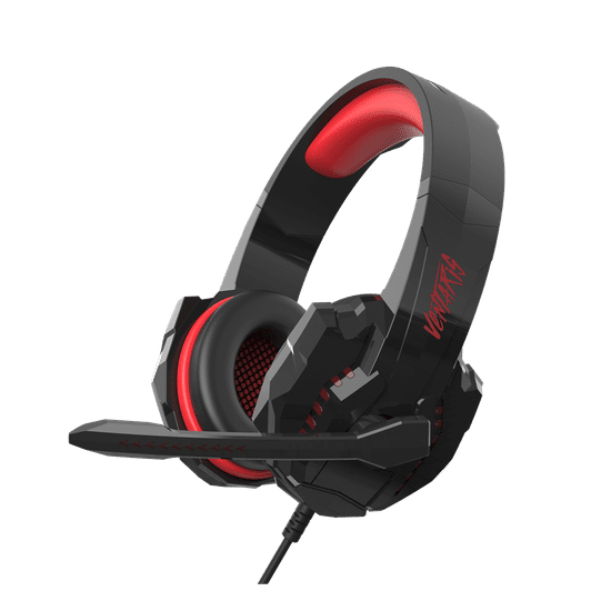 Ventaris H600 Vezetékes Gaming Headset - Fekete/Piros (H-600-R)