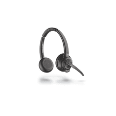 POLY W8220 Headset Vezeték nélküli Fejpánt Iroda/telefonos ügyfélközpont Bluetooth Fekete