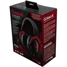 HyperX Cloud II 7.1 Vezetékes Gaming Headset - Fekete/Piros (4P5M0AA)