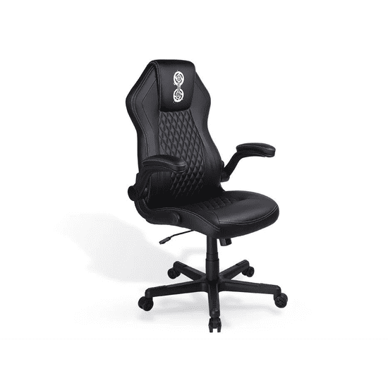 Konix 78441120436 gamer szék Gamer karosszék Párnázott ülés Fekete (KX-JUJU-CHAIR-W)