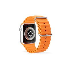 EPICO Ocean szíj az Apple Watch 38/40/41 órához 63318101800001 - narancssárga