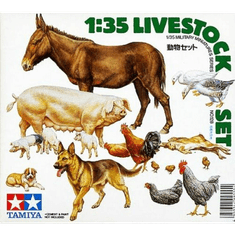 Tamiya Livestock állatfigurák készlet (MT-35128)