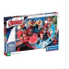 Clementoni Glitter Marvel Bosszúállók - 104 darabos puzzle (20347)