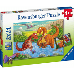 Ravensburger Dinoszauruszok a folyóban 2 az 1-ben puzzle (5030)