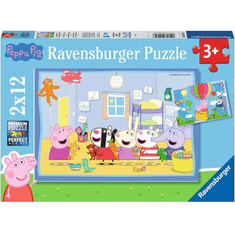 Ravensburger Peppa kalandjai - 2x12 darabos puzzle (5574)