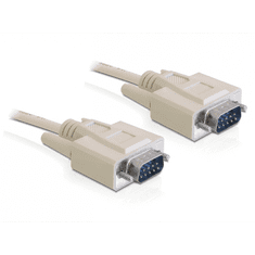 DELOCK Cable RS-232 serial Sub-D9 male / male 2 m (82981)