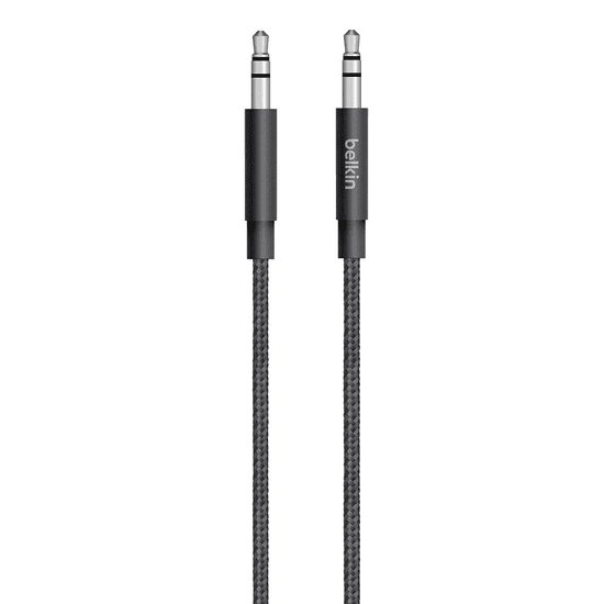 Belkin AV10164BT04-BLK Jack kábel 1.2m (3.5mm Jack apa - 3.5mm Jack apa) (AV10164BT04-BLK)