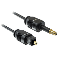 DELOCK 82876 Toslink optikai audio kábel 2m (Toslink apa - Toslink Mini apa) (82876)