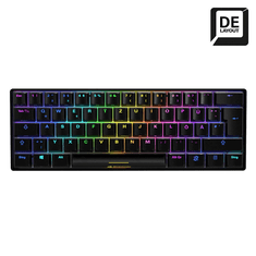 Sharkoon Skiller SGK50 S4 USB Gaming Billentyűzet - Német (Fekete - Brown switch) (4044951033768)