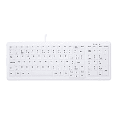 Cherry AK-C7000 billentyűzet USB AZERTY Belga Fehér (AK-C7000F-U1-W/BE)