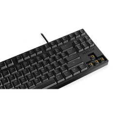 Krux Atax PRO RGB (Gateron Yellow Switch) Pudding Vezetékes Mechanikus Gaming Billentyűzet - Angol (US) (KRX0129)