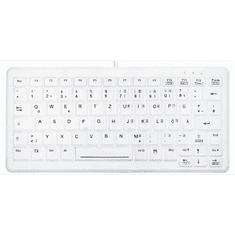 Cherry AK-C4110 billentyűzet USB AZERTY Francia Fehér (AK-C4110F-US-W/FR)