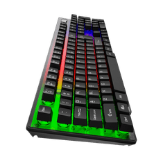 Krux Solar RGB USB Gaming Billentyűzet ENG - Fekete (KRX0022)