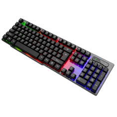 Krux Solar RGB USB Gaming Billentyűzet ENG - Fekete (KRX0022)