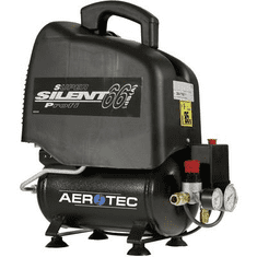 AEROTEC® Sürített levegő kompresszor, 6l 8 bar, Vento Silent 6 (2005210)