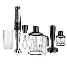 BRAUN MultiQuick 9 MQ 9147X 0,6 L Merülő mixer 1200 W Fekete, Rozsdamentes acél (MQ 9147X)