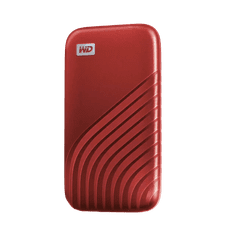 Western Digital 500GB My Passport USB 3.2 Külső SSD - Piros