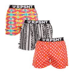 Represent 3PACK exclusive Mike férfi klasszikus boxeralsó (R3M-BOX-07344345) - méret XXL