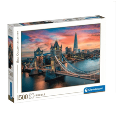 Clementoni High Quality Collection - London naplementében - 1500 darabos puzzle (31694)