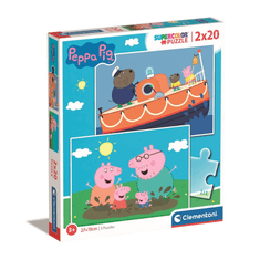 Clementoni Supercolor Peppa malac - 2x20 darabos puzzle (24797)