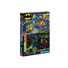 Clementoni Glowing Lights DC Batman 104 darabos Fluoreszkáló puzzle (27175)