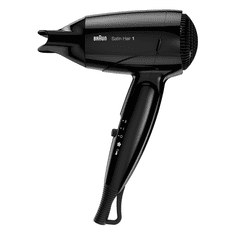 BRAUN Satin-Hair 1 HD 130 hajszárító 1200 W Fekete (HD130)