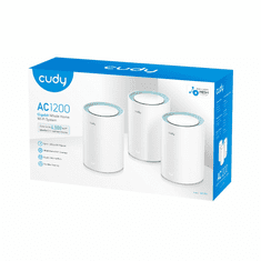 Cudy M1300 Mesh WiFi rendszer (3 db) (M1300(3-PACK))