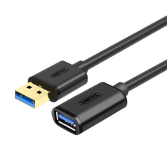 Y-C459GBK USB 3.0 hosszabbító kábel 2m - Fekete (Y-C459GBK)