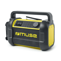 Muse M-928 BTY Hordozható bluetooth hangszóró - Fekete/Sárga (M-928 BTY)