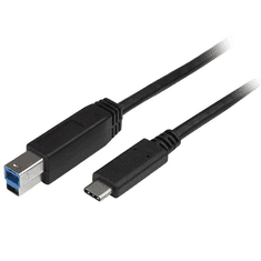 Startech StarTech.com USB315CB2M USB kábel 2 M USB 3.2 Gen 1 (3.1 Gen 1) USB C USB B Fekete (USB315CB2M)