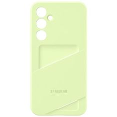 SAMSUNG Hátlapi védőtok kártyazsebbel Samsung Galaxy A35 számára EF-OA356TMEGWW, limezöld