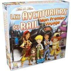 NEW Társasjáték Asmodee Rail Adventurers : My First Voyage (FR) Fekete Kék Fehér Zöld Fekete Kék Fehér Zöld