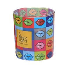 NEW Magic Lights Lips gyertya (7,5 x 8,4 cm)