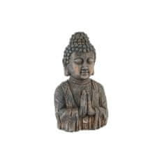 NEW DKD Home Decor Dekoratív figura edzett üveg szürke Buddha kő üveg (28 x 20 x 50 cm)