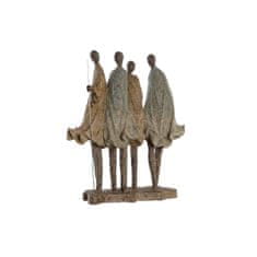 NEW DKD Home Decor Afrikai gyanta figura színes (33,5 x 14,5 x 41 cm)