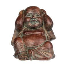 NEW Okrasna Figura Atmosphera sabiduria santai 12 x 11 x 9,5 cm Rjava Poliresin