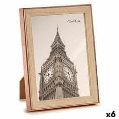 NEW Okvir za fotografije Rjava Baker Plastika Steklo (15,6 x 2 x 20,7 cm) (6 kosov)