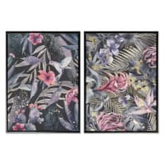 NEW Slika DKD Home Decor 53 x 4,3 x 73 cm Tropical Rastlinski list (2 kosov)