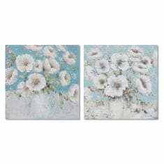 NEW DKD Home Decor 100 x 2,8 x 100 cm váza Shabby Chic (2 db)