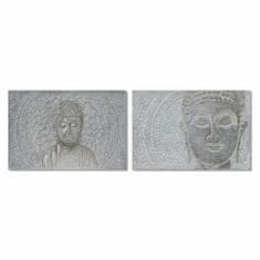 NEW DKD Lakberendezés Festmény 120 x 2,8 x 80 cm Buddha keleti (2 db)