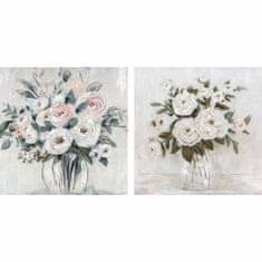 NEW DKD Home Decor 80 x 2,4 x 80 cm váza Shabby Chic (2 db)