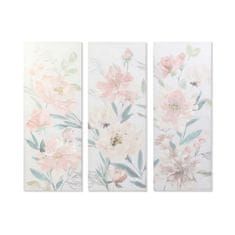 NEW DKD Lakberendezés Flori 55 x 3 x 135 cm Shabby Chic (3 db)