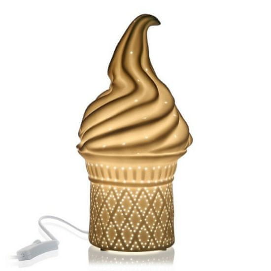 NEW Versa Ice Cream 25W porcelán asztali lámpa (13,7 x 27 x 13,7 cm)