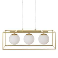 NEW Mennyezeti lámpa Kristal Gold Metal White 60 x 20 x 20 cm 60 x 20 x 20 cm