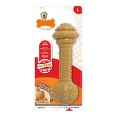 NEW Nylabone Extreme Chew Barbell Mogyoróvajas Nylon rágójáték kutyáknak